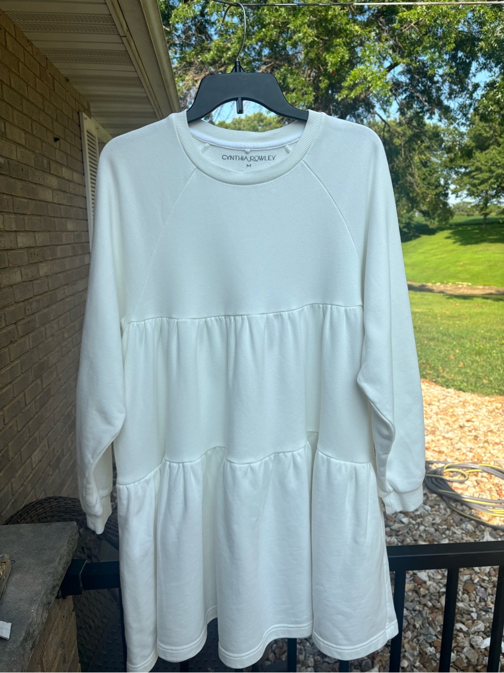 Cynthia Rowley “Vail” Cozy Tiered Swing Dress
